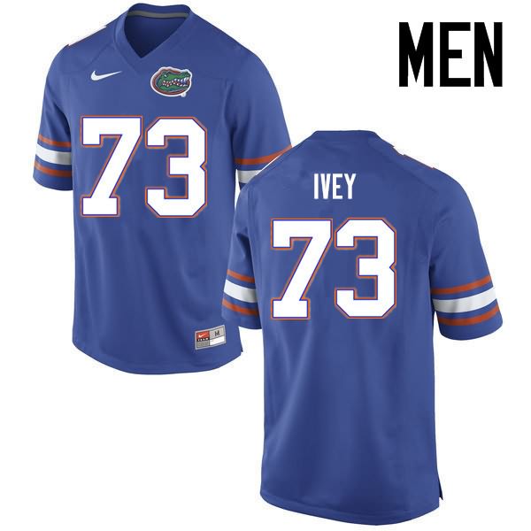 NCAA Florida Gators Martez Ivey Men's #73 Nike Blue Stitched Authentic College Football Jersey KEI3564JP